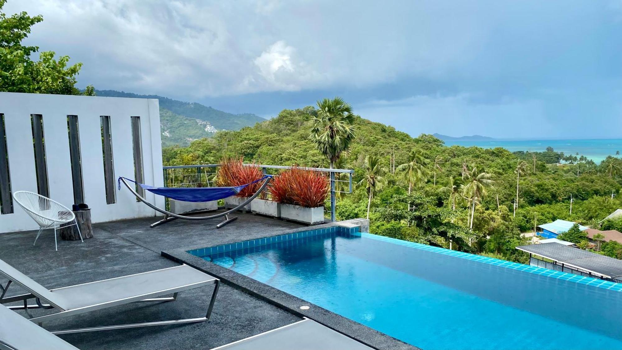 Ko Samui Seaview Pool Villa Philippa With Car Laem Set Beach Exterior foto